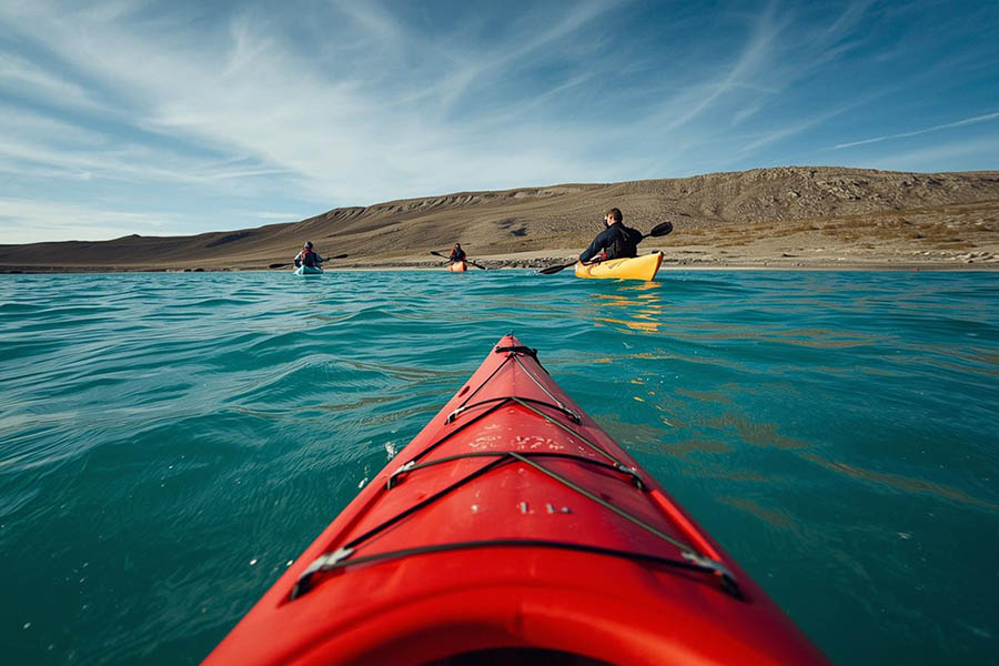 Kayaking in Hudson Bay
