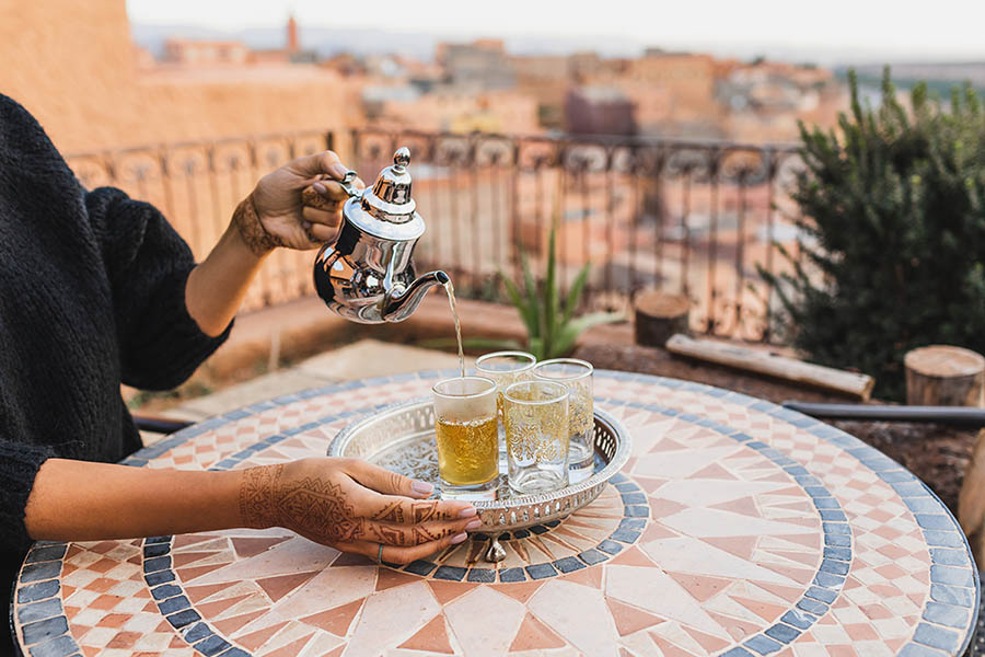 Rooftop Café in Marrakech