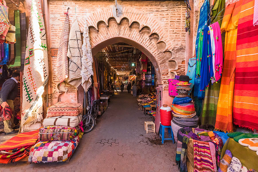 A Souk in Marrakech