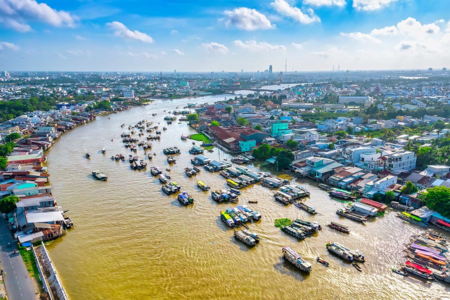 Cai Rang Floating Market, Vietnam