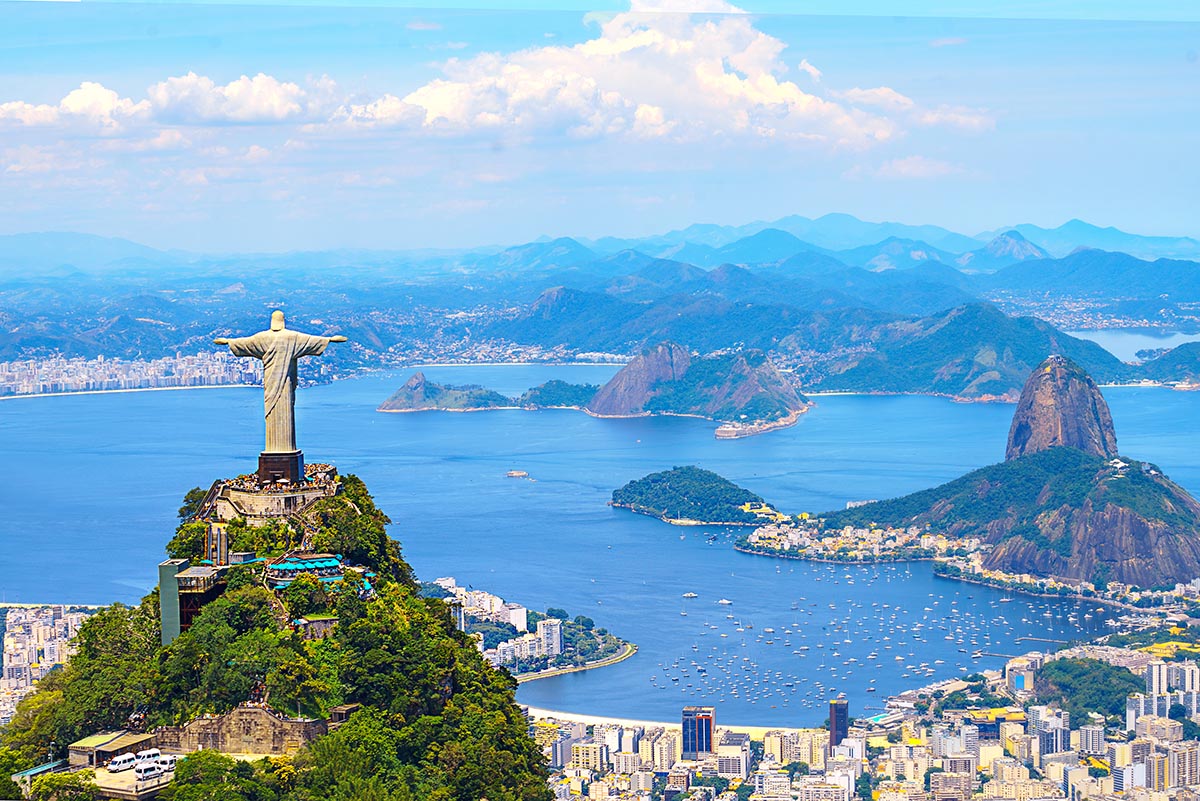 Christ the Redeemer, Selarón Steps & Sugarloaf at Sunset