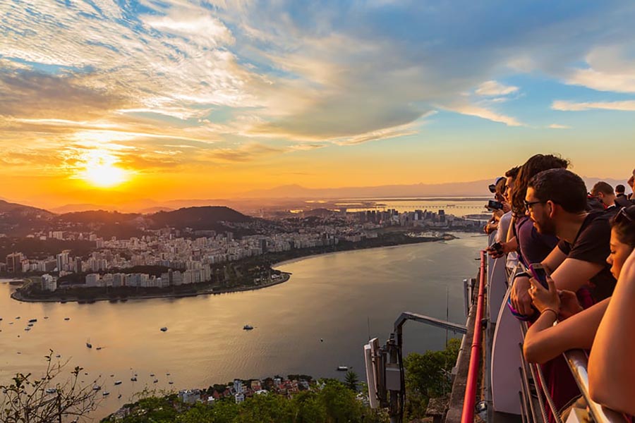 Christ the Redeemer, Selarón Steps & Sugarloaf at Sunset