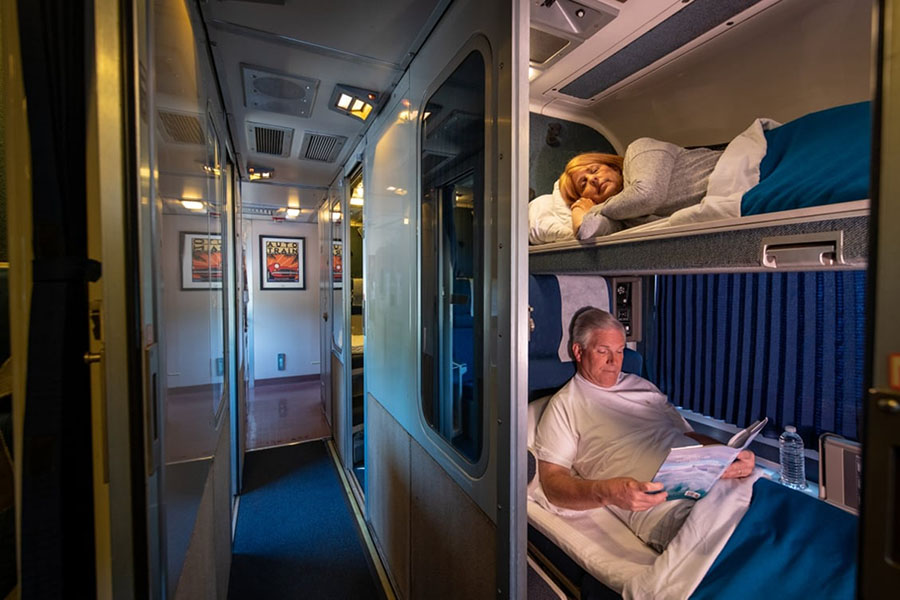 Amtrak Rail (Overnight Roomette)